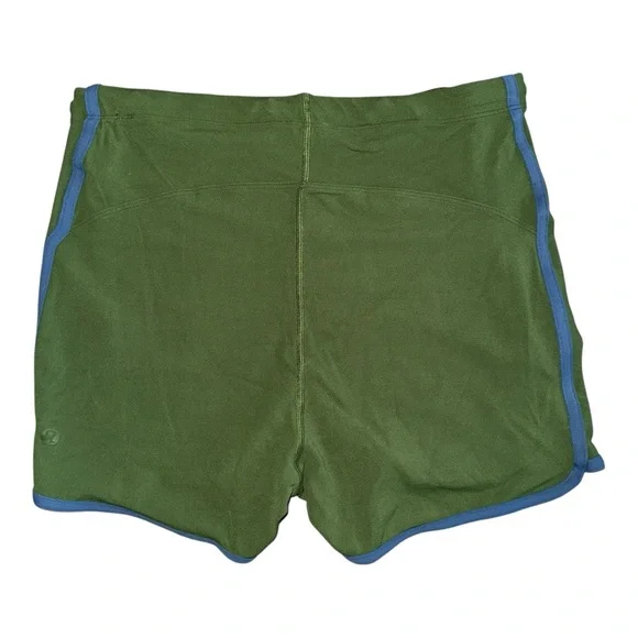 Lululemon Nulu Sporty Trim High-Rise Short 3” London Fog/Blue Twill Sz 8 NWT - Picture 2 of 5